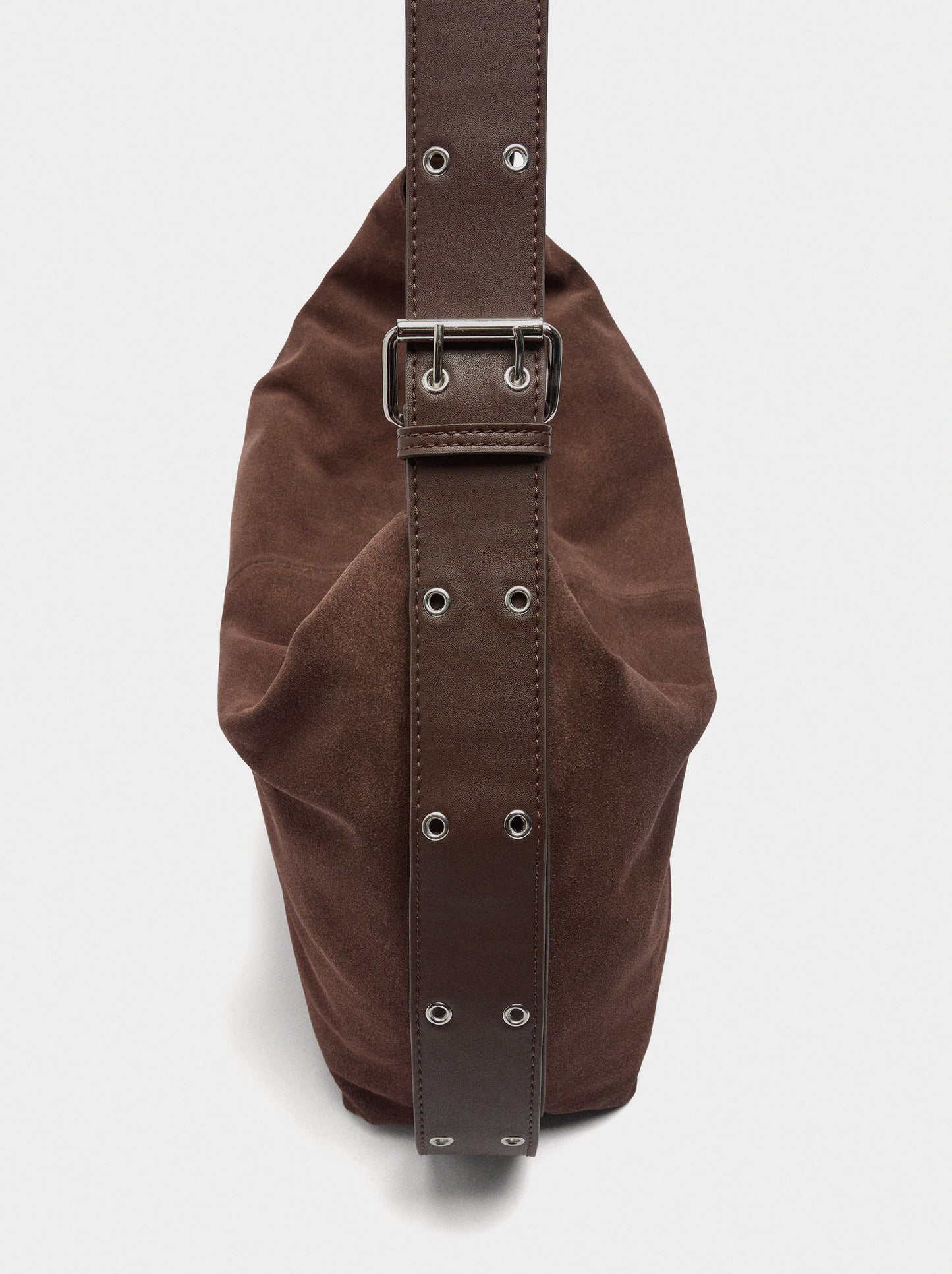 Suede Leather Shoulder Bag L