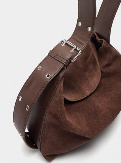 Suede Leather Shoulder Bag M
