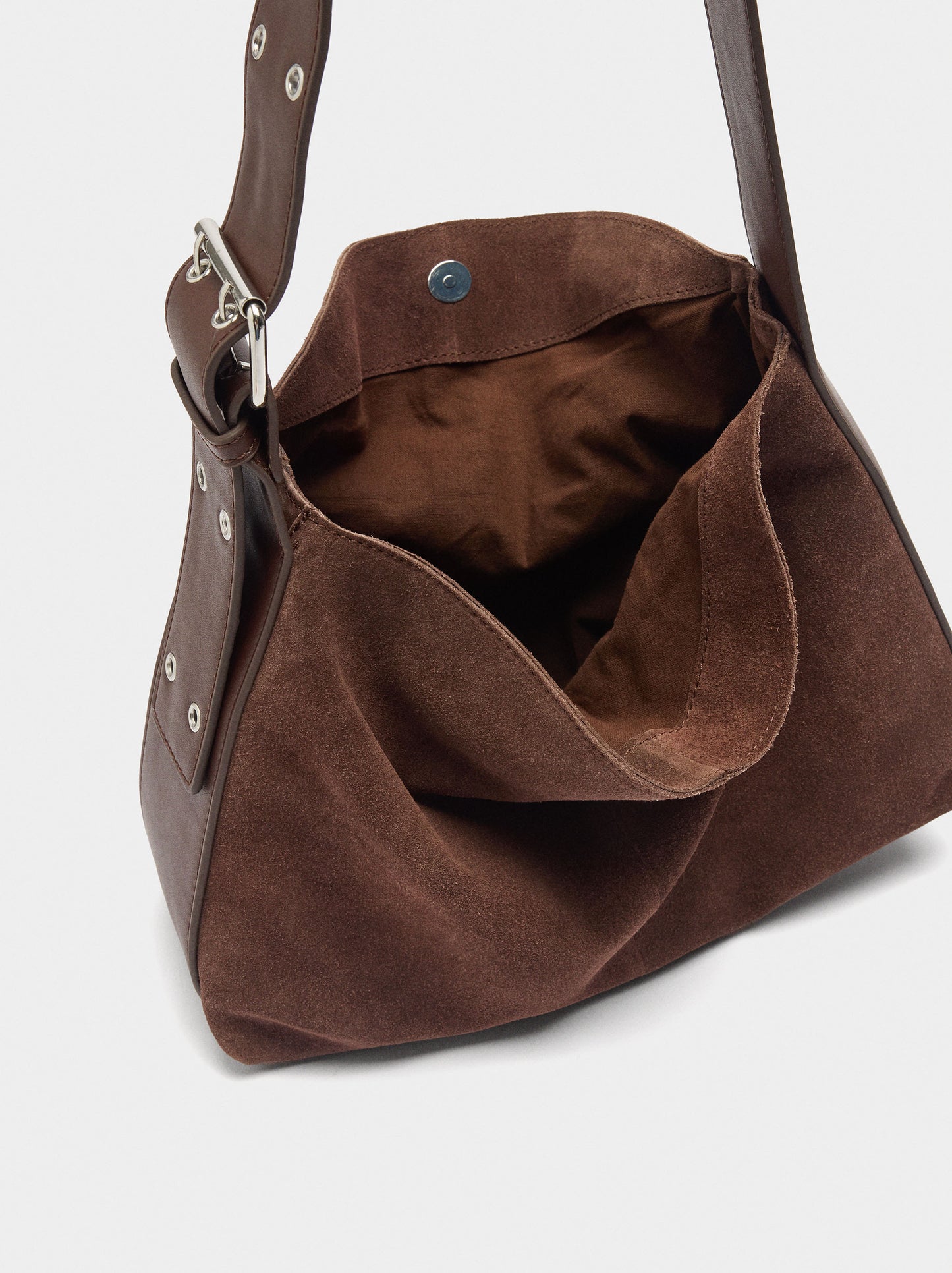 Suede Leather Shoulder Bag M