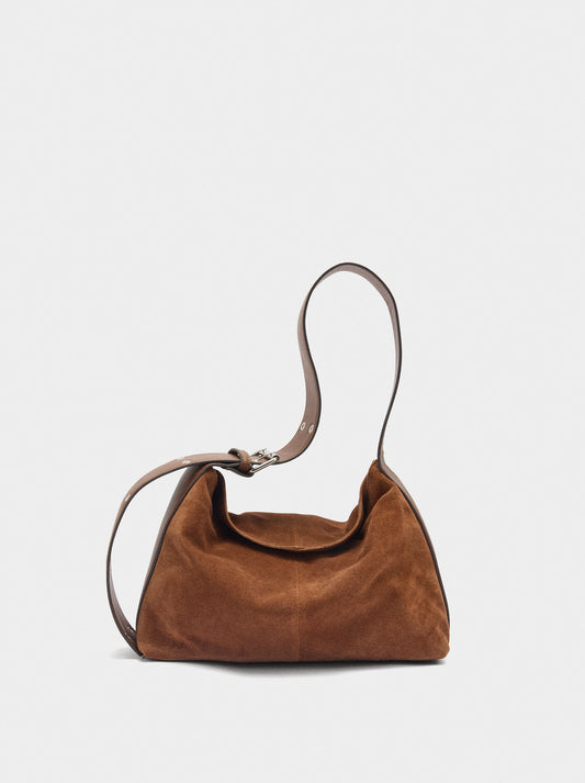Suede Leather Shoulder Bag M