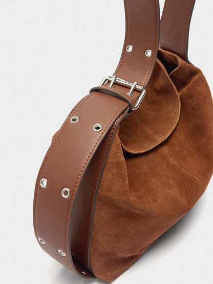 Suede Leather Shoulder Bag M