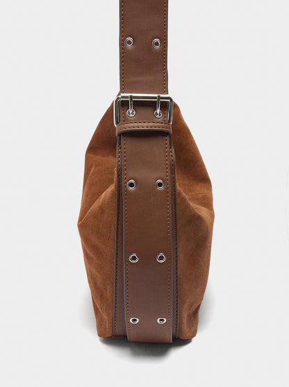 Suede Leather Shoulder Bag M
