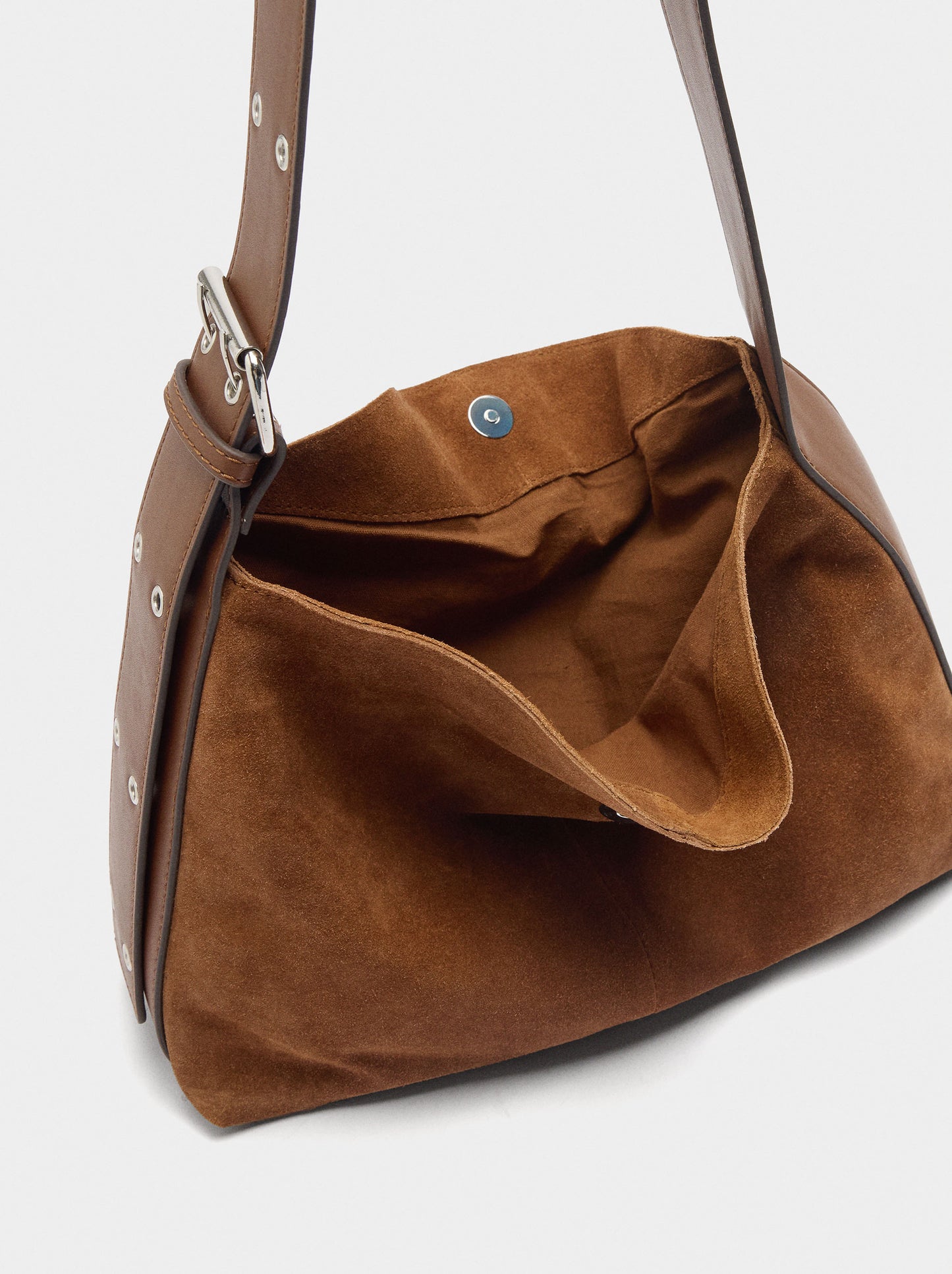 Suede Leather Shoulder Bag M