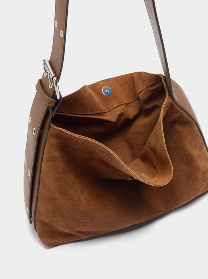 Suede Leather Shoulder Bag M