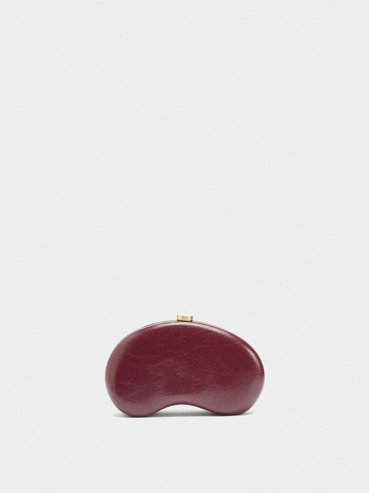 Oval Crackle Party Clutch