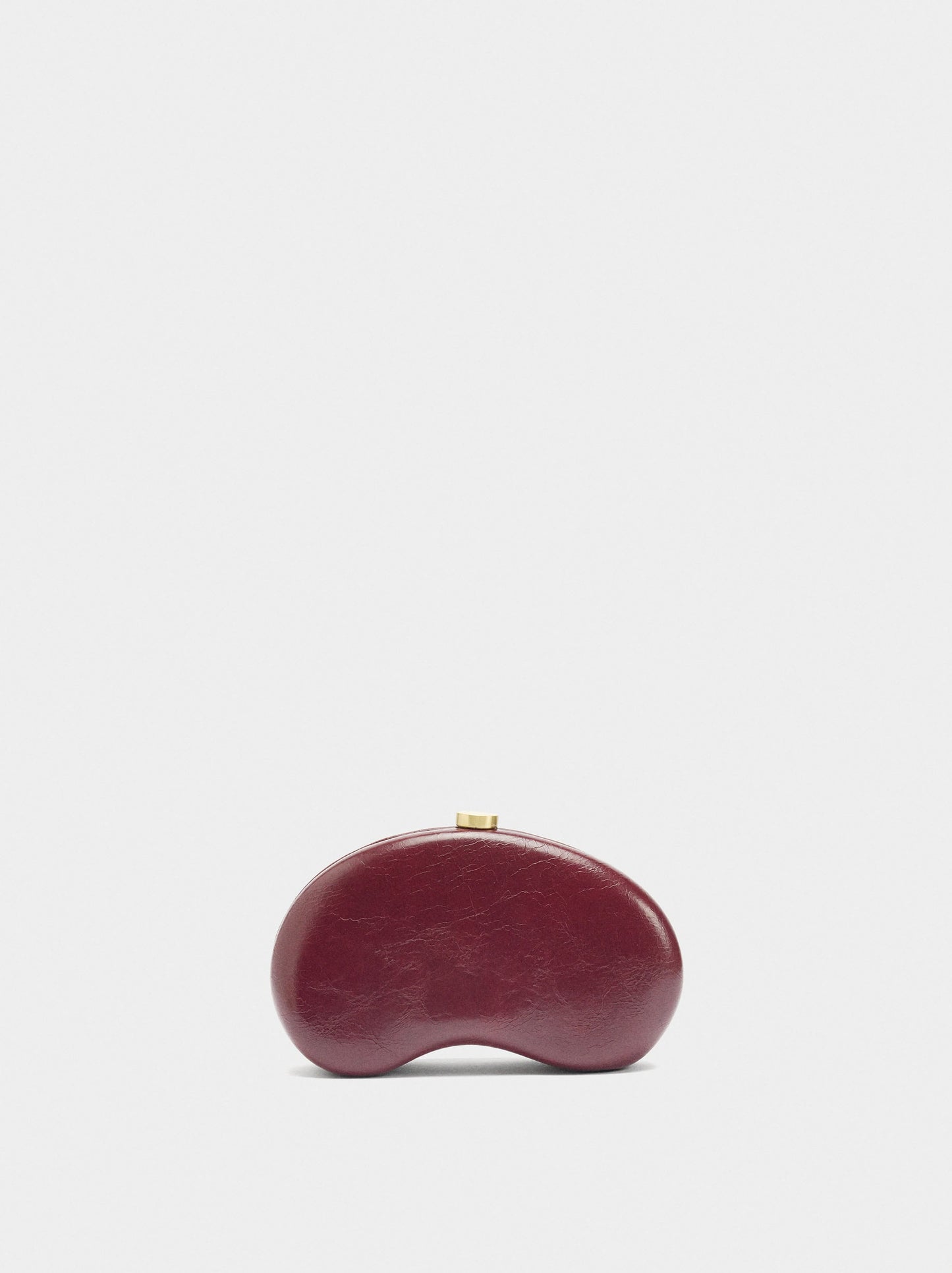 Oval Crackle Party Clutch