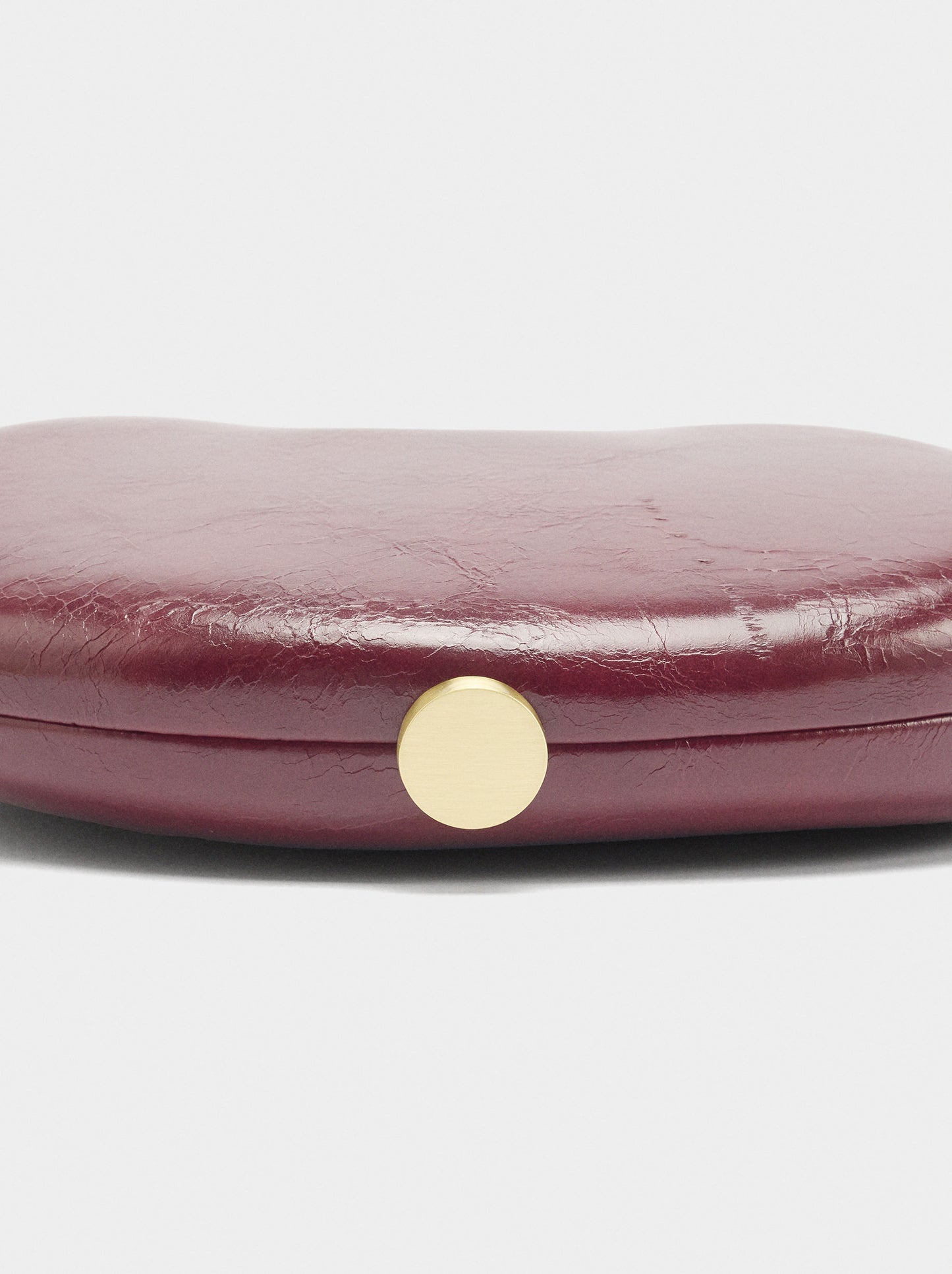 Oval Crackle Party Clutch