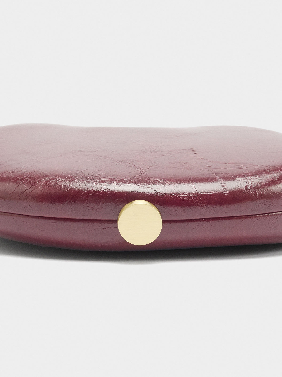 Oval Crackle Party Clutch