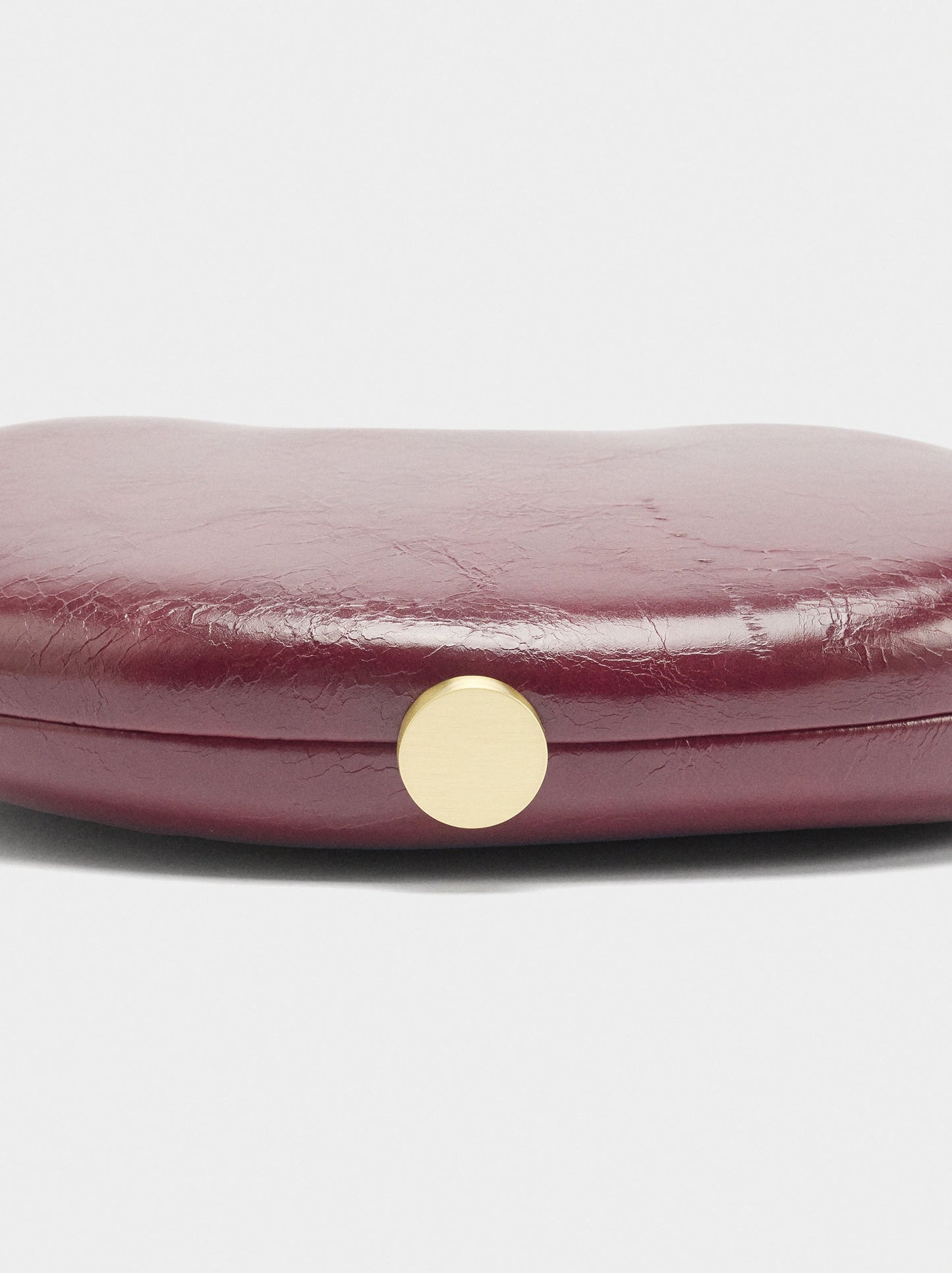 Oval Crackle Party Clutch