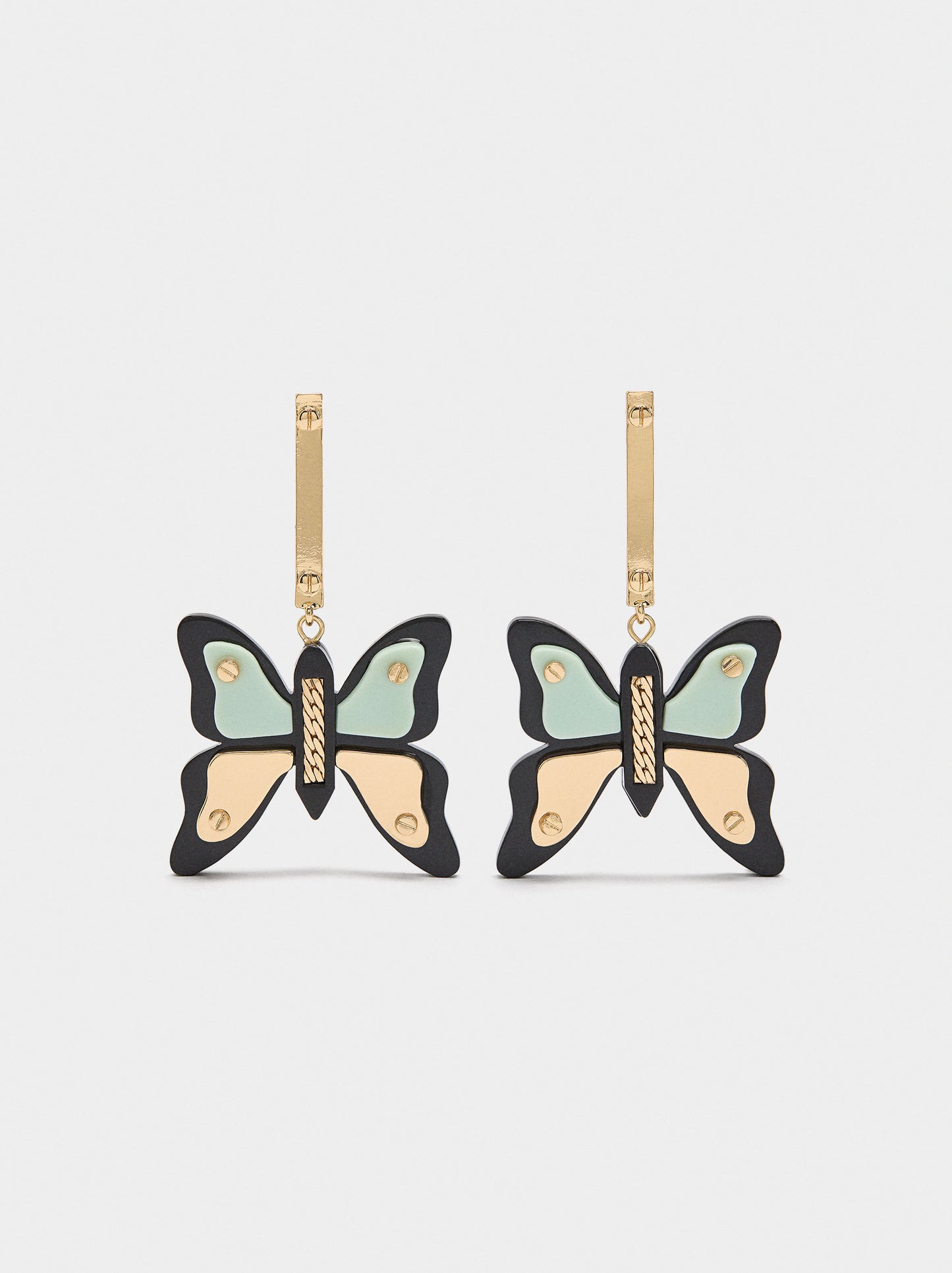 Resin Butterfly Earrings