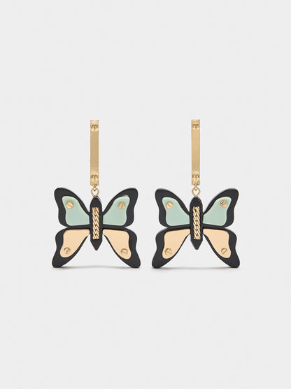 Resin Butterfly Earrings