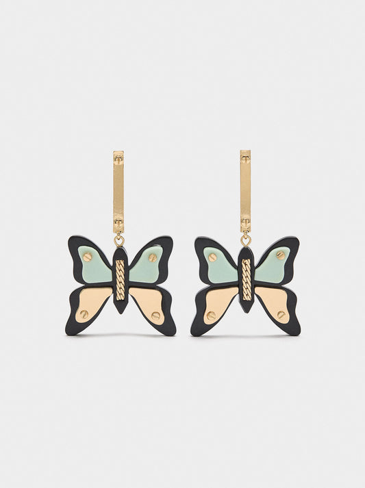 Resin Butterfly Earrings