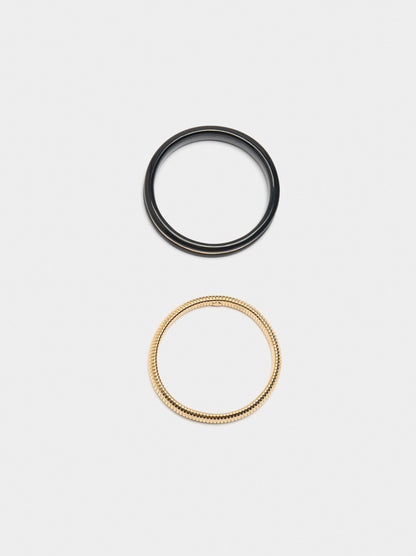 Set Of Bracelets With Resin