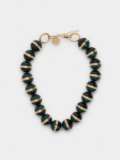 Short Necklace Resin Beads