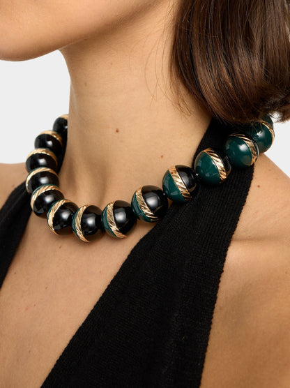 Short Necklace Resin Beads