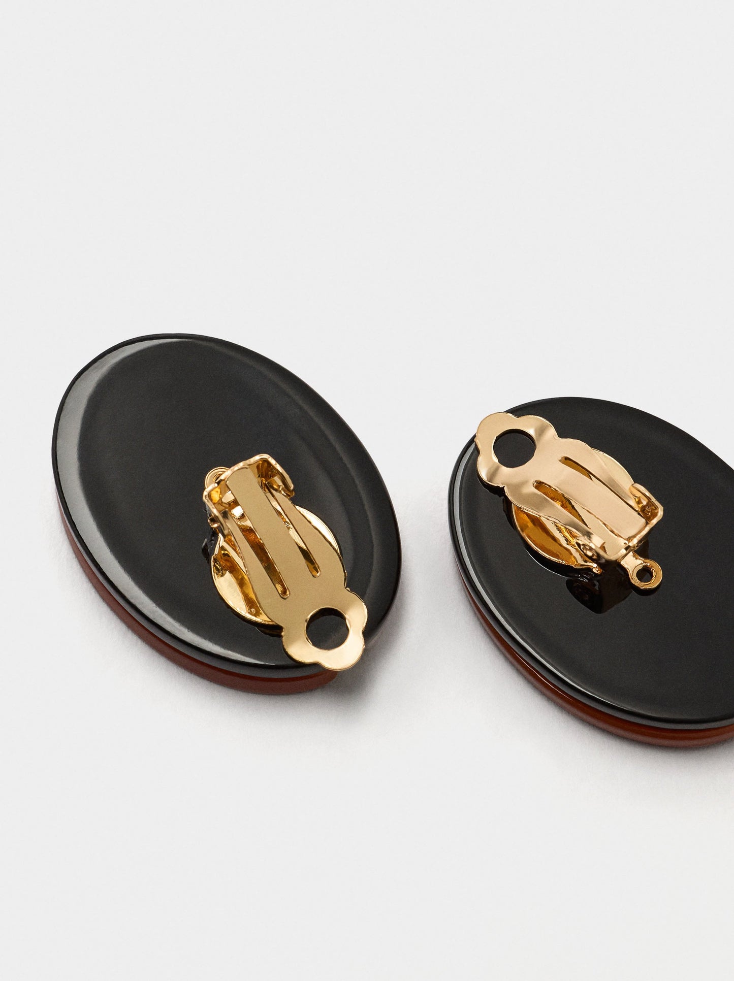 Oval Resin Earrings