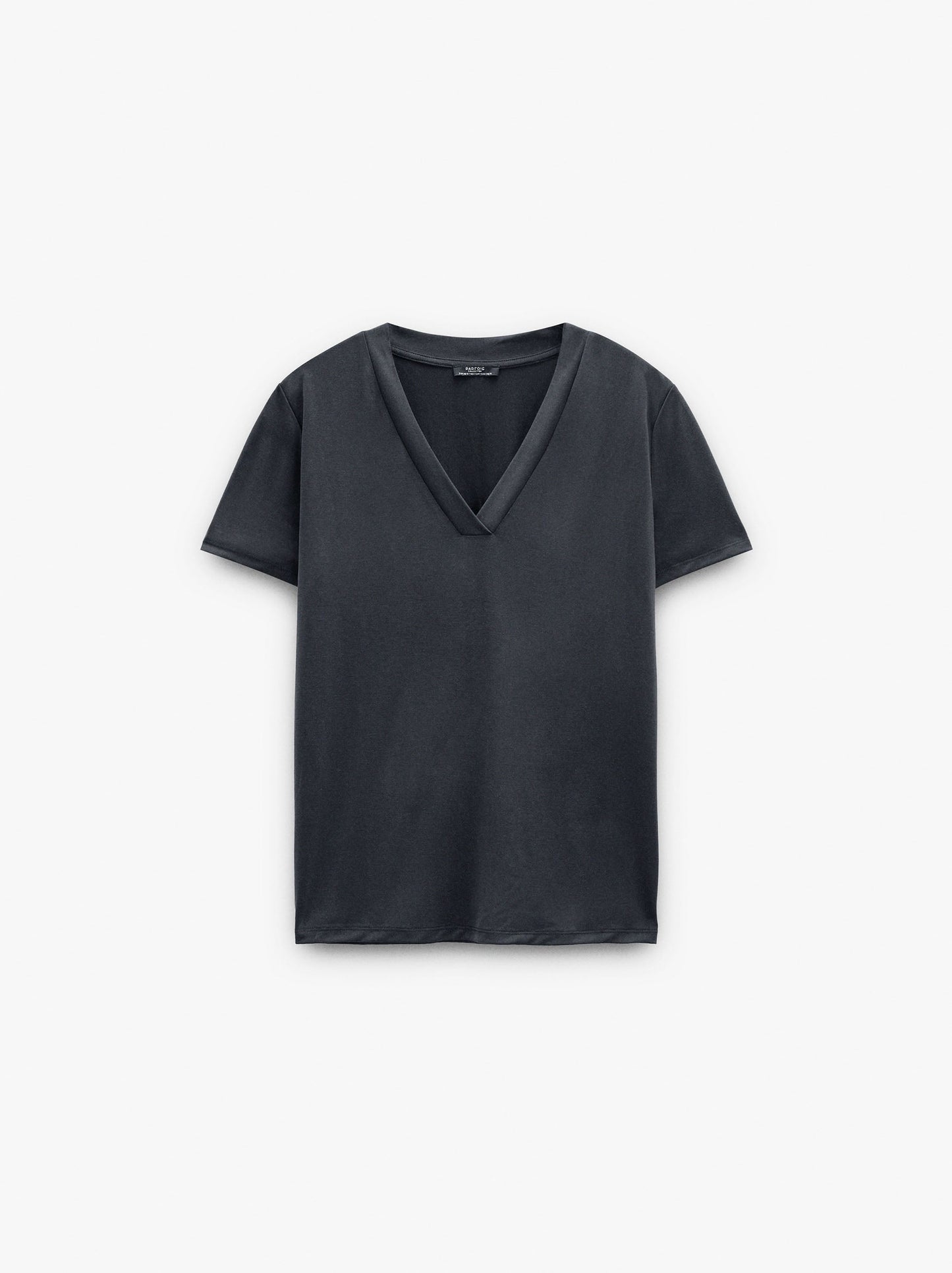 Basic T-Shirt With V-Neck