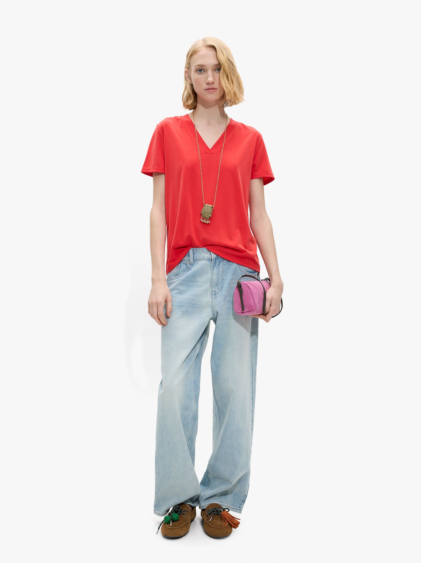 V-Neck Basic T-Shirt