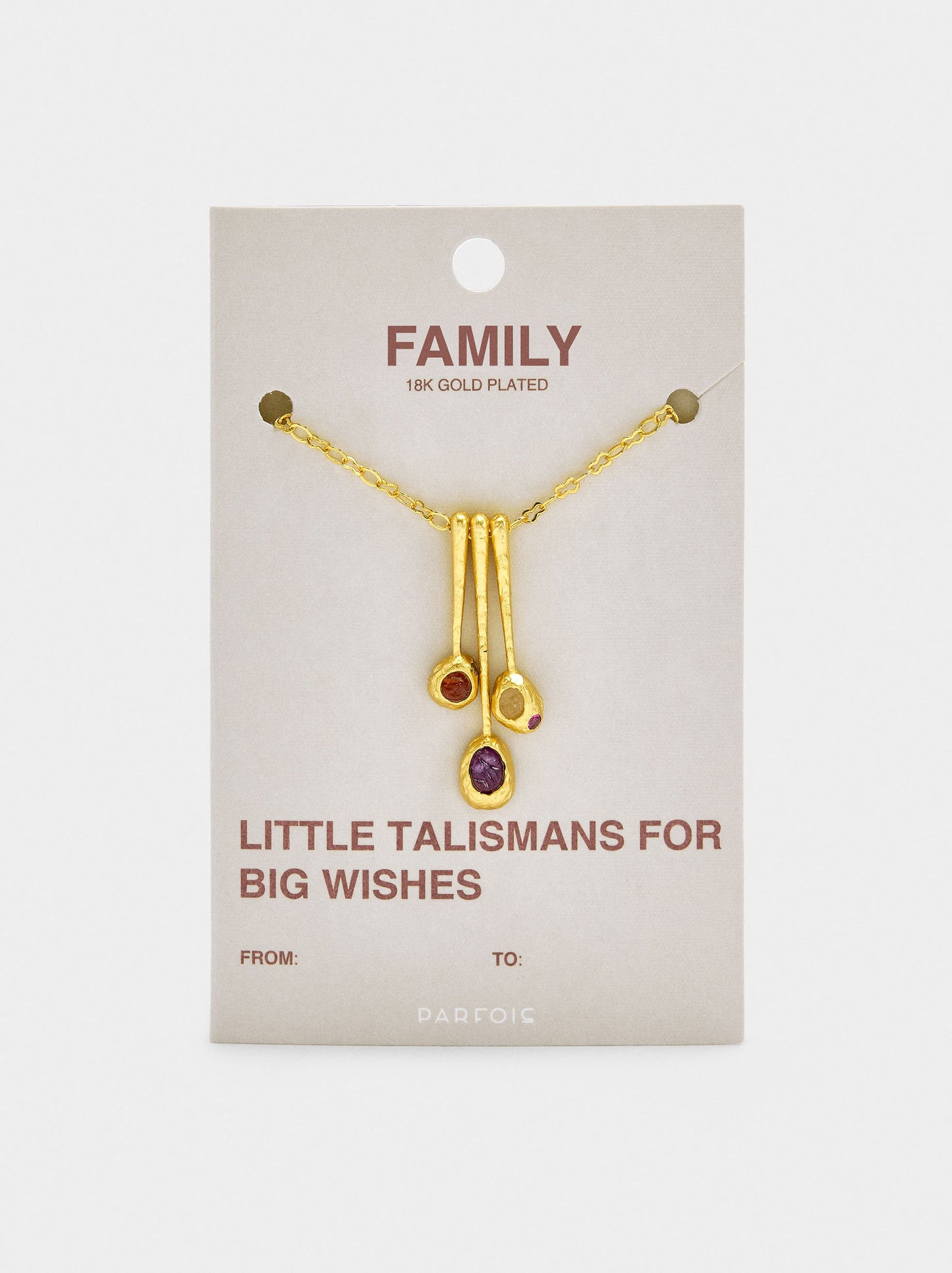 Necklace With Bar Pendants With Stones - 18k Gold Swim