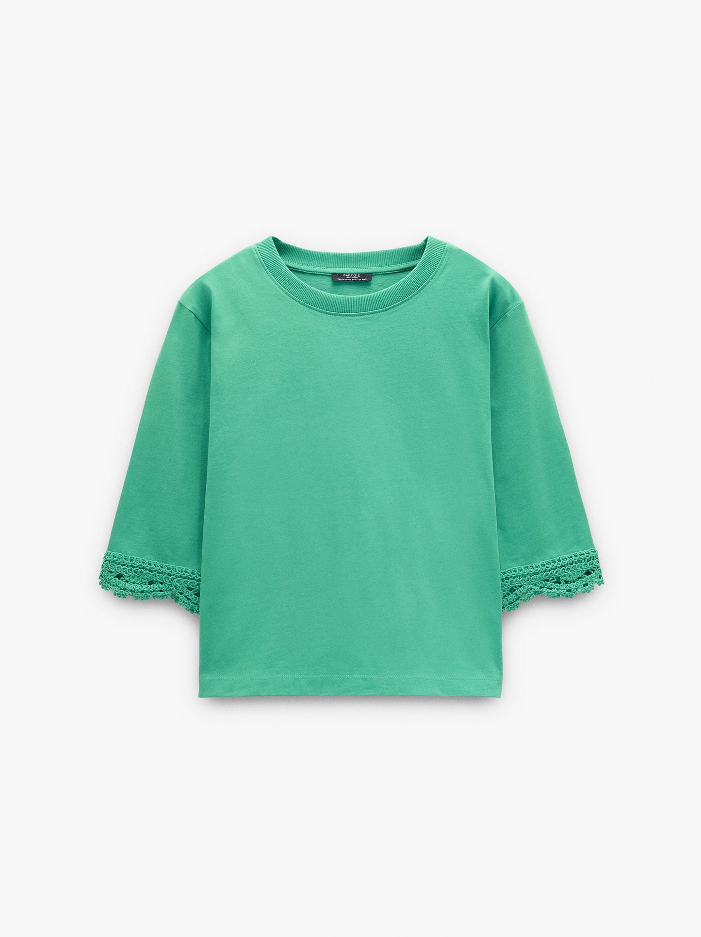 Blouse With Crochet Details 100% Cotton