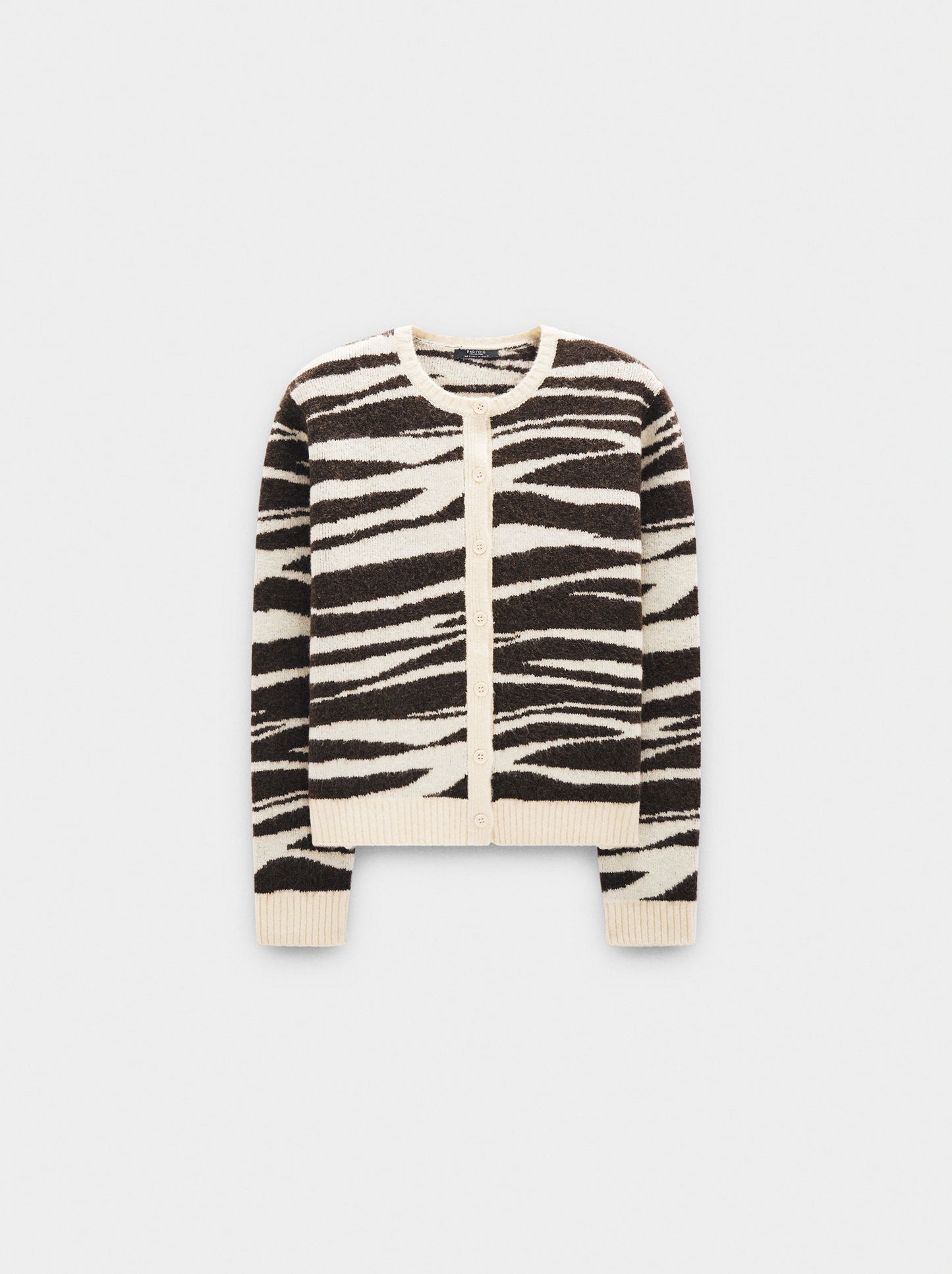 Jacquard Knit Cardigan