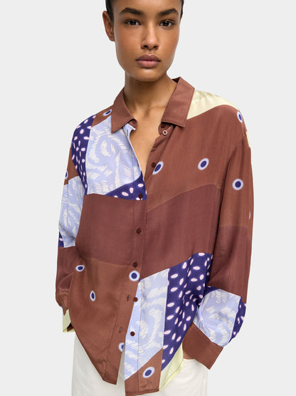 Printed Fluid Shirt