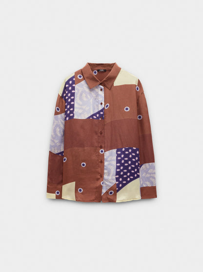 Printed Fluid Shirt