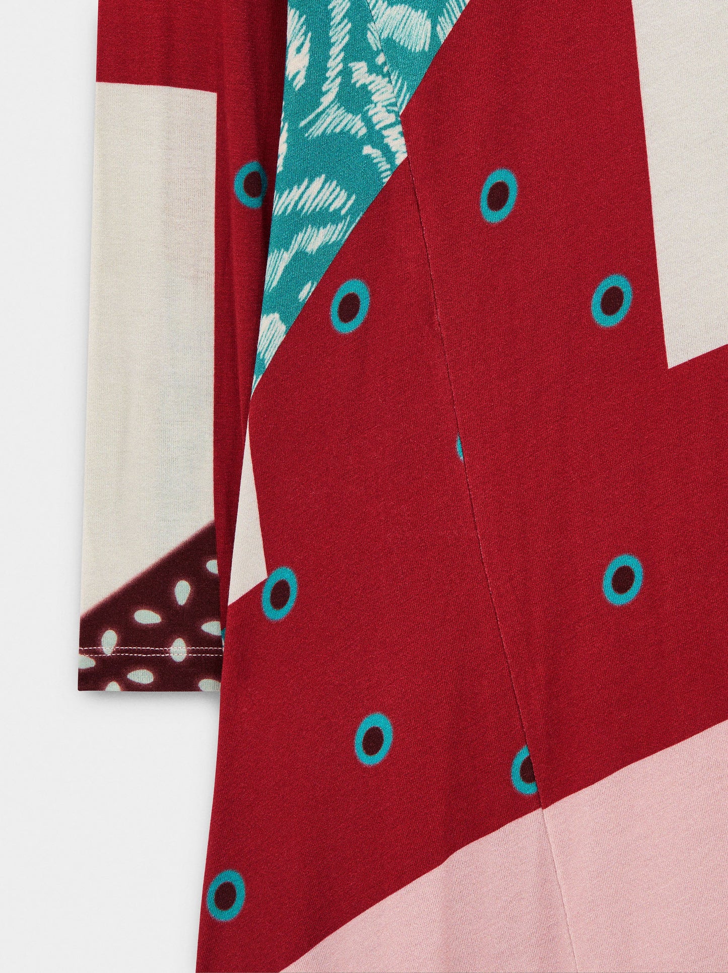 Asymmetric Printed Dress