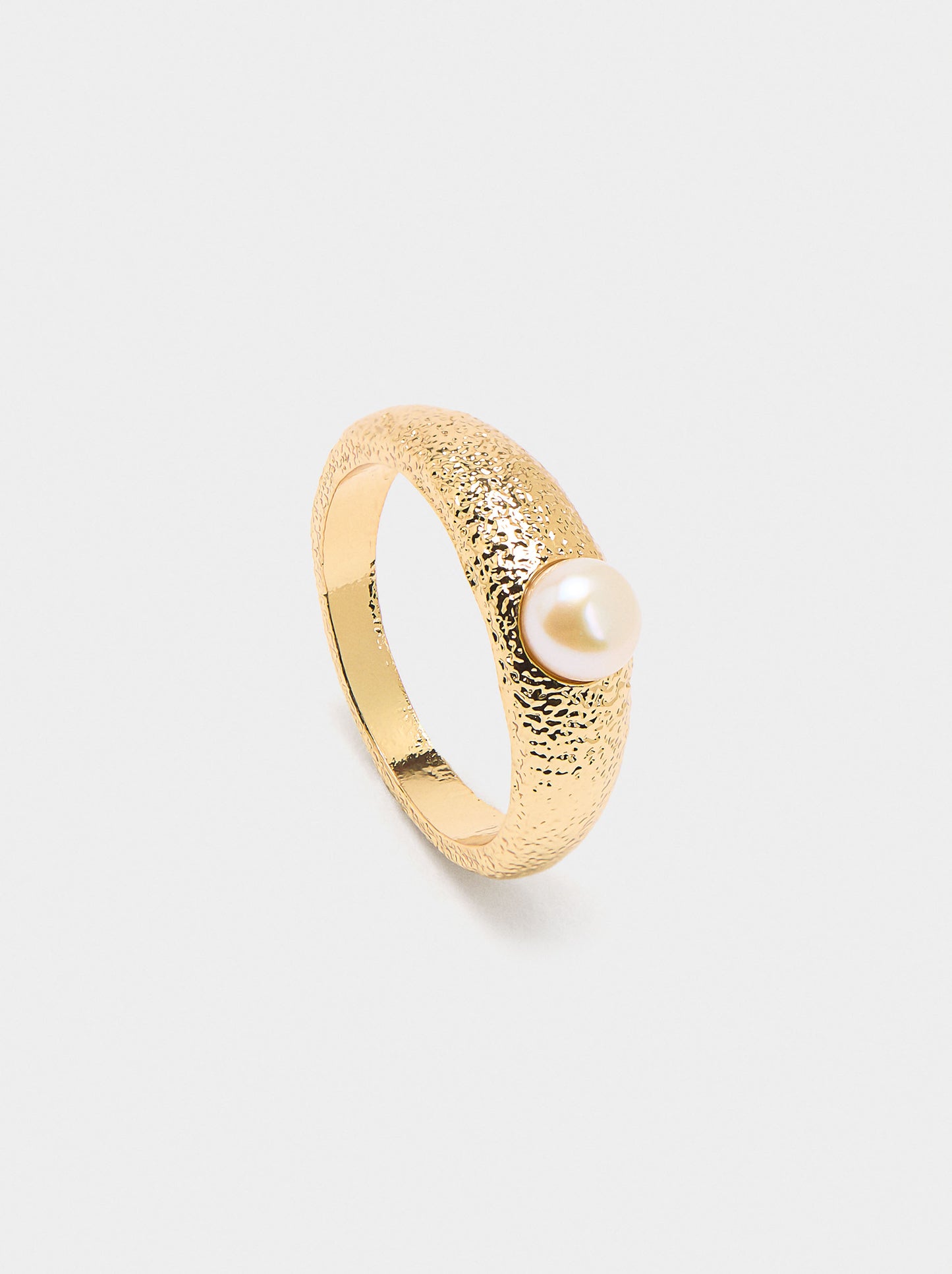 Ring With Freshwater Pearl