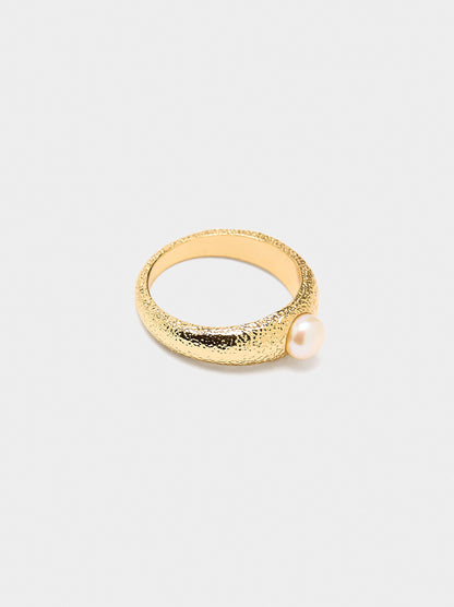 Ring With Freshwater Pearl