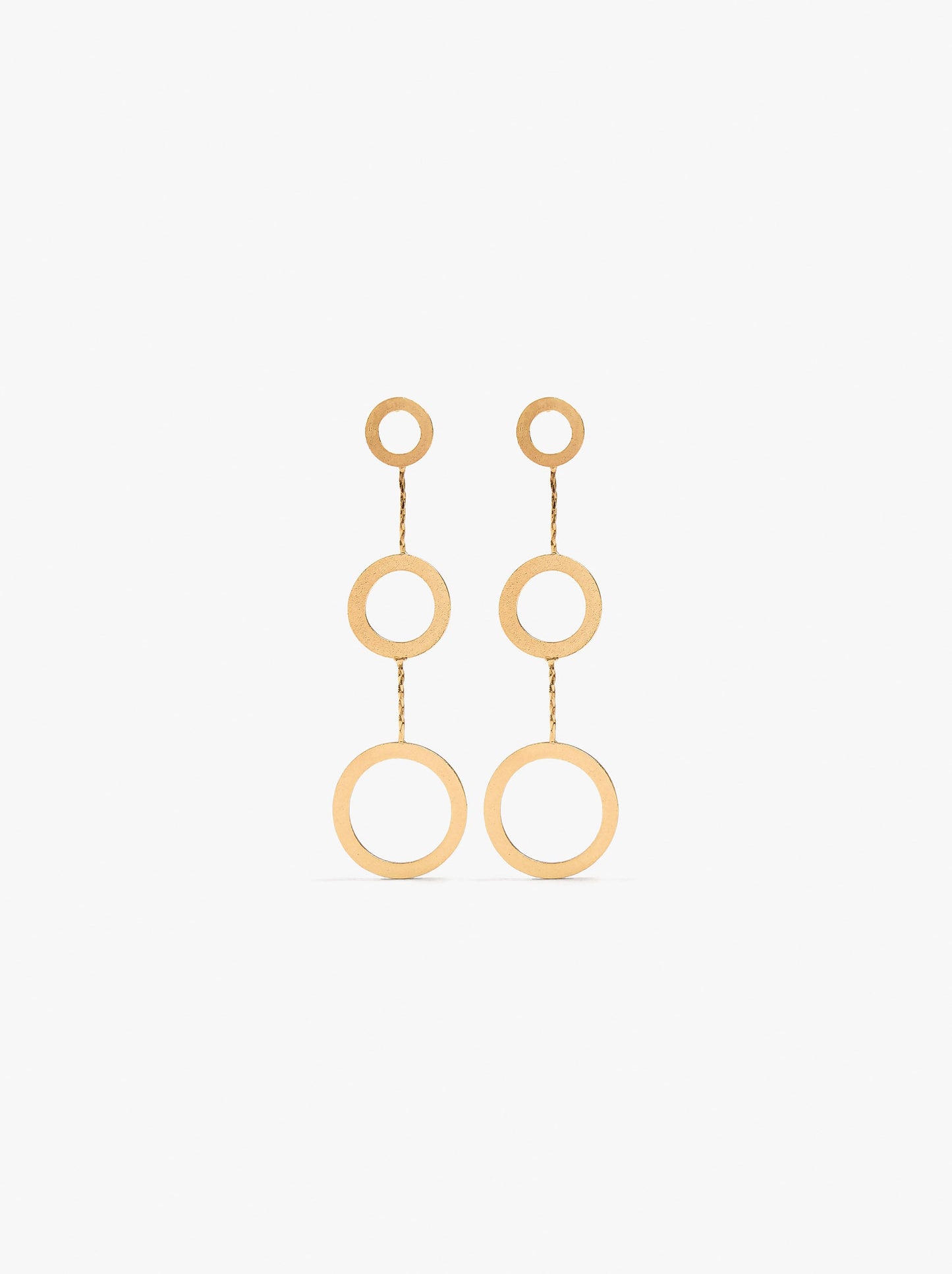 Long Hoop Earrings