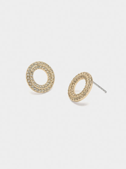 Hoop Earrings With Zirconia