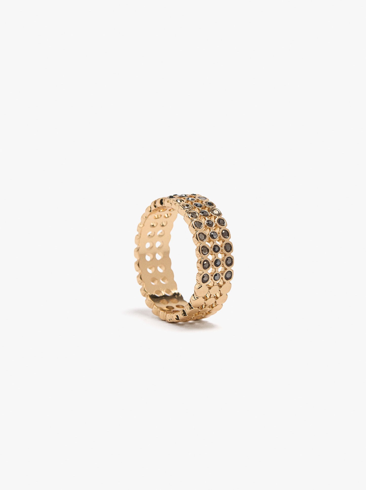 Triple-Effect Ring In 925 Sterling Silver