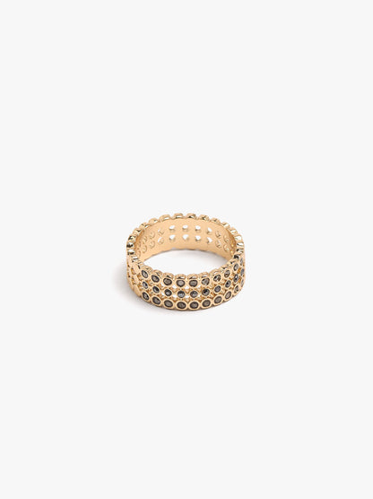 Triple-Effect Ring In 925 Sterling Silver