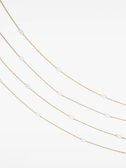 Multi-Collar With Freshwater Pearls