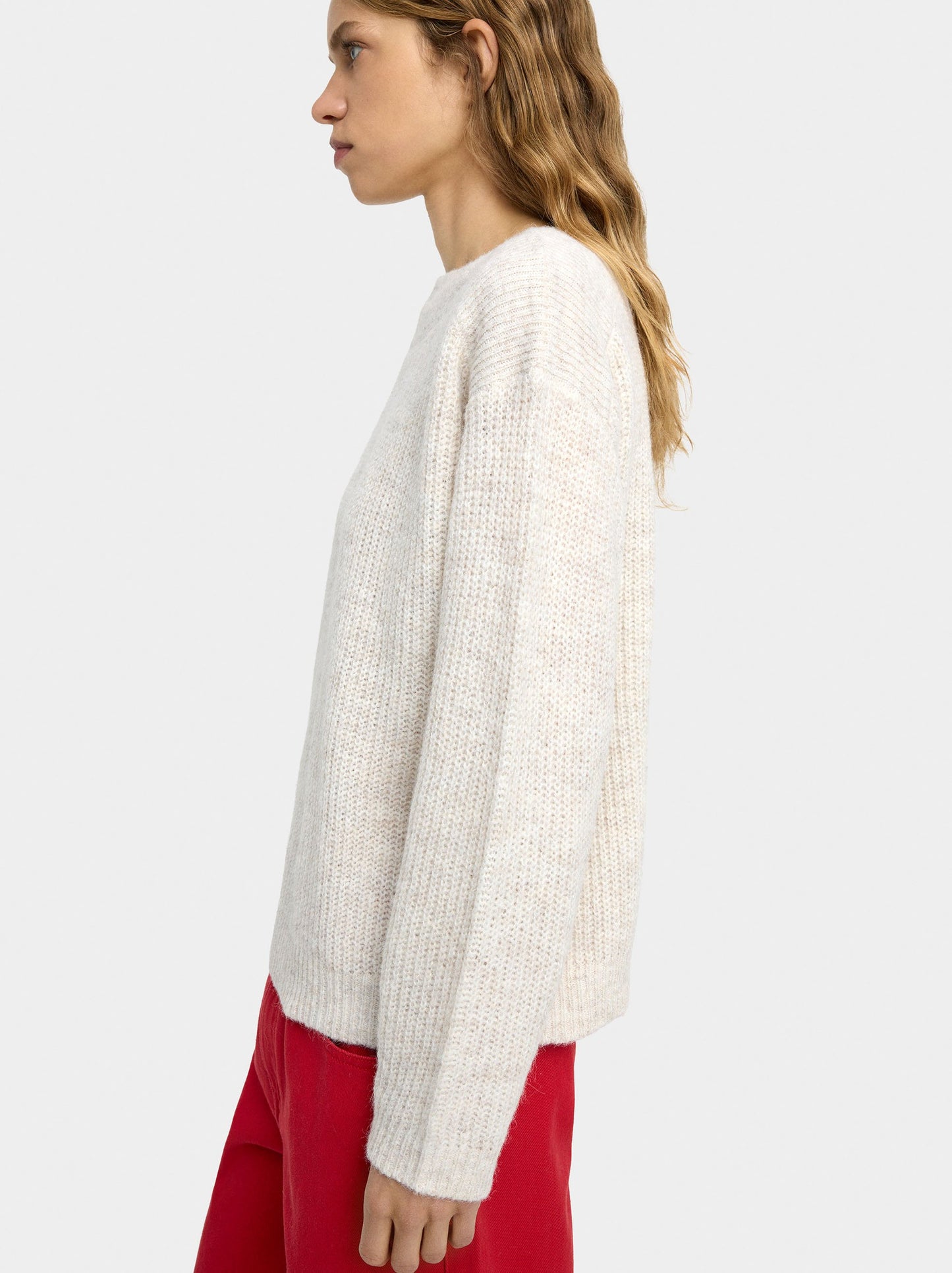 Plain Knit Sweater