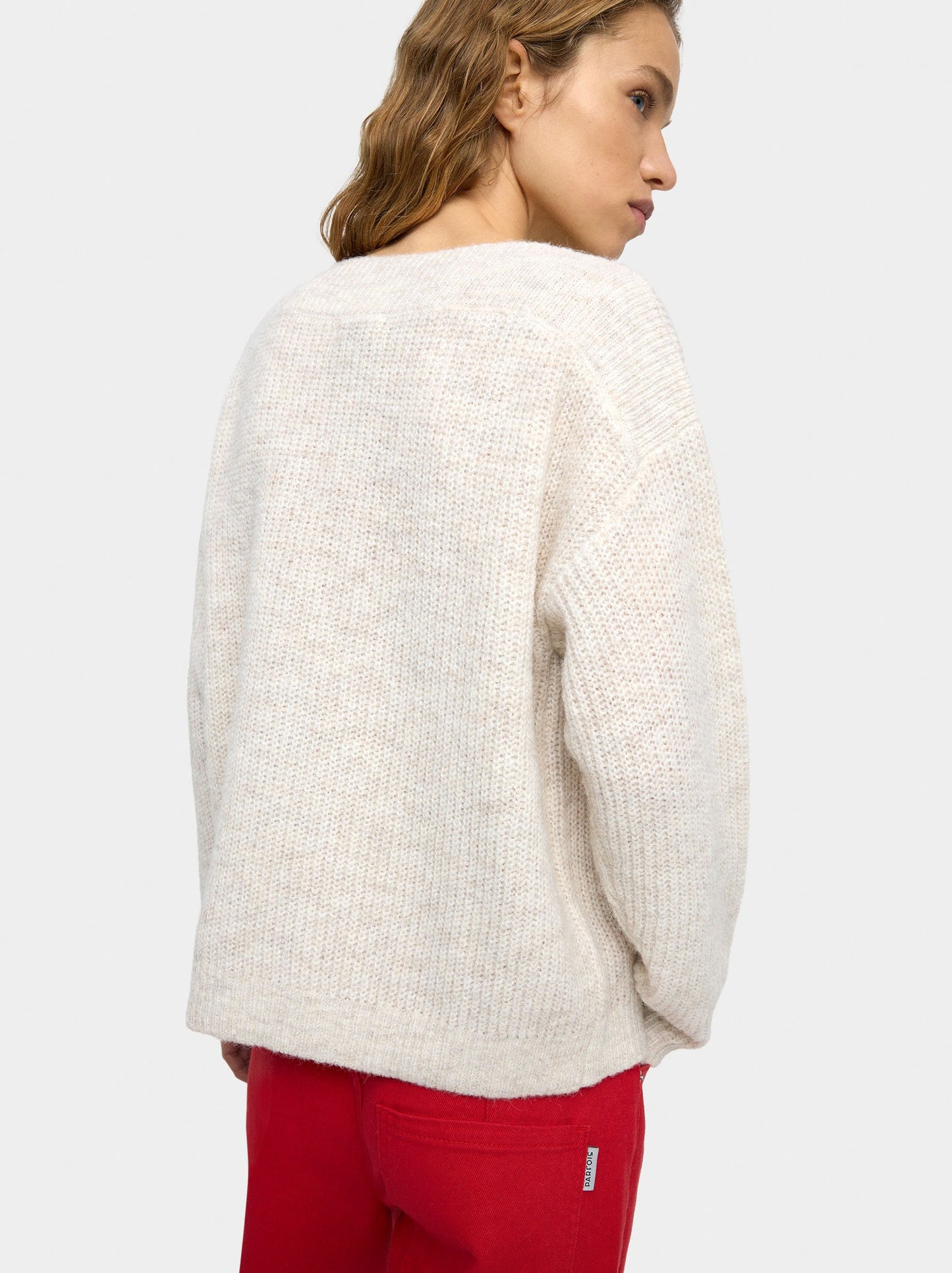 Plain Knit Sweater