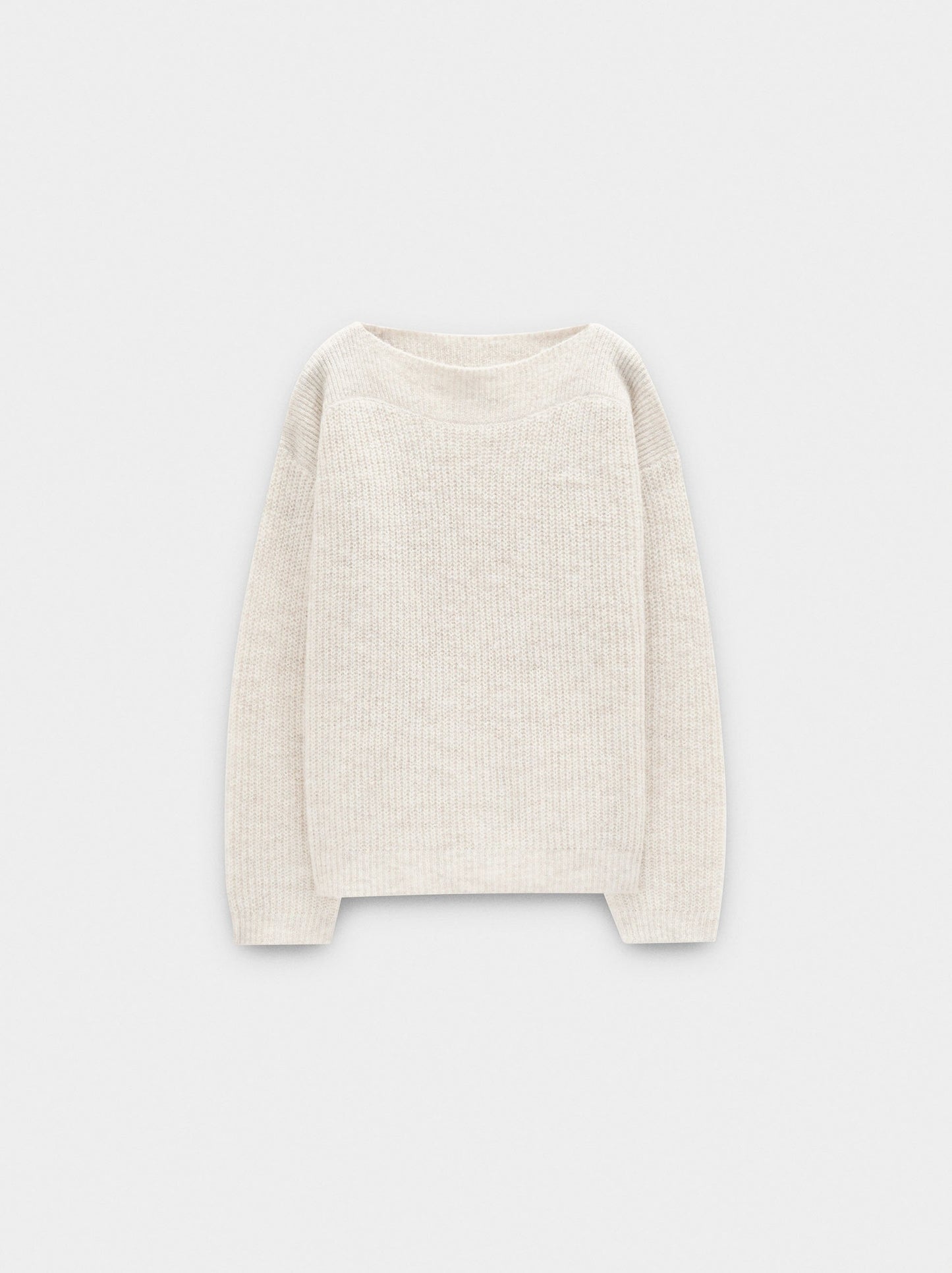 Plain Knit Sweater