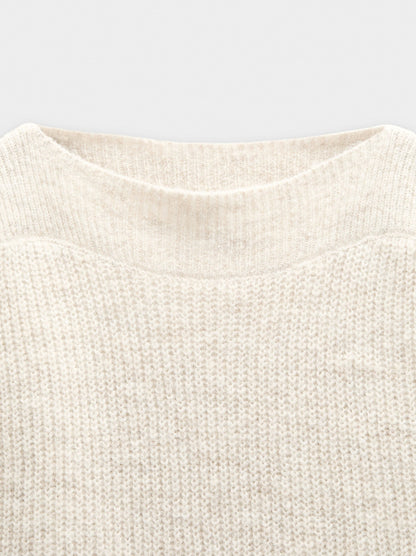 Plain Knit Sweater