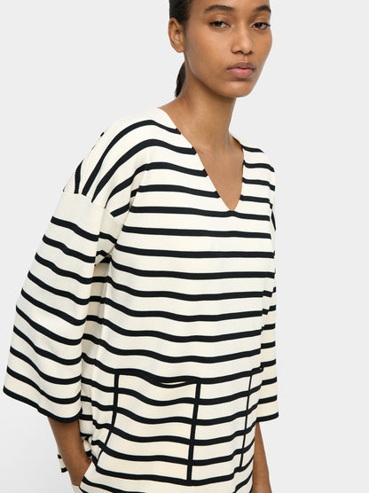 Knit Sweater With Stripes