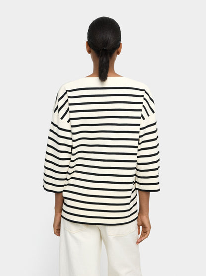 Knit Sweater With Stripes