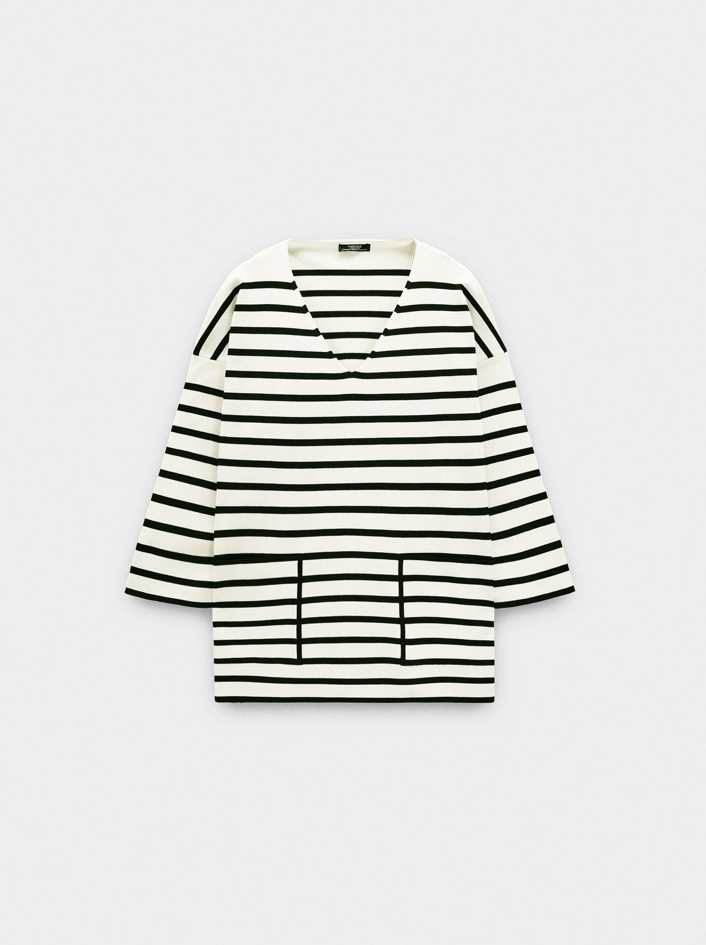 Knit Sweater With Stripes