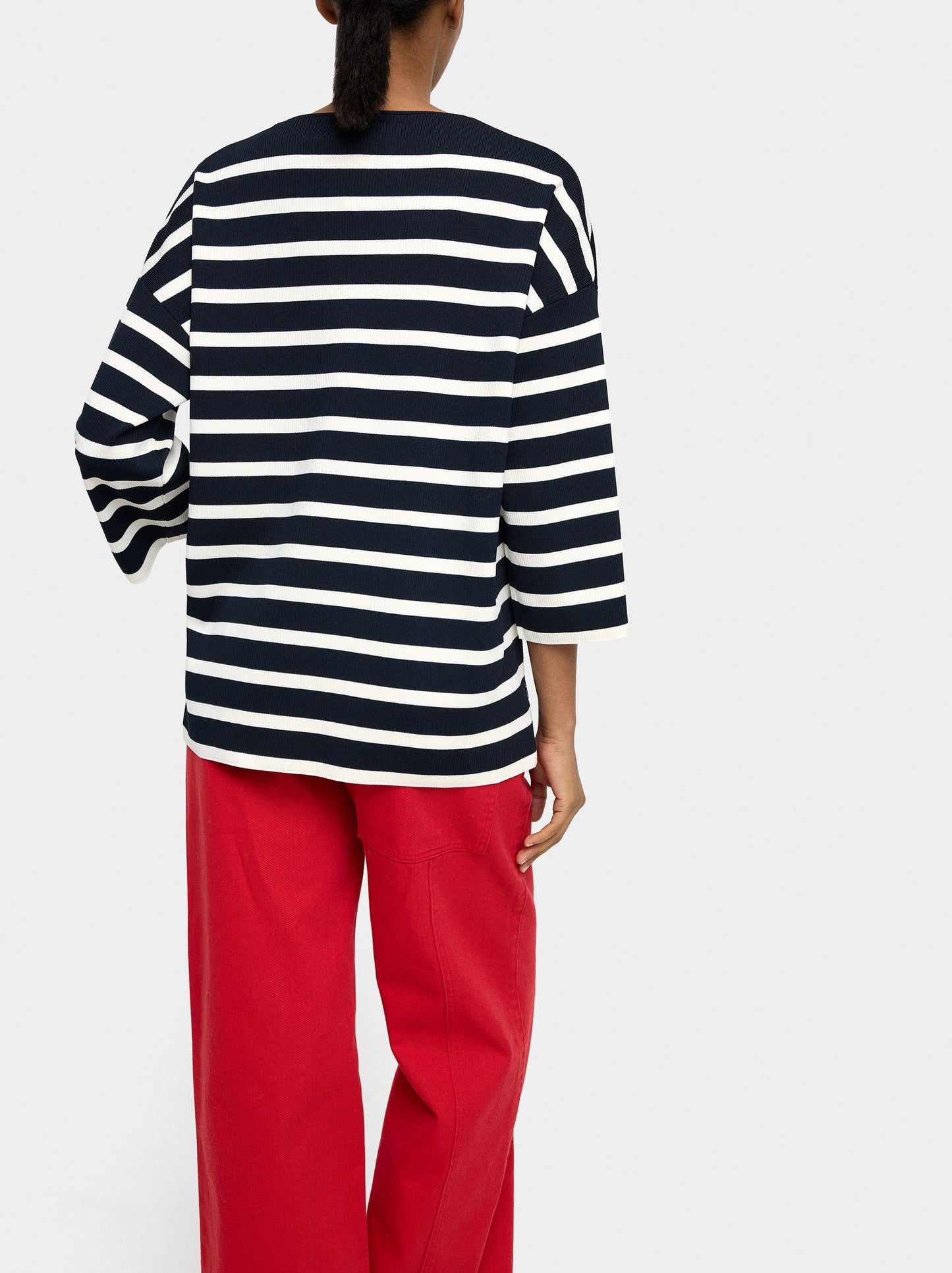 Knit Sweater With Stripes