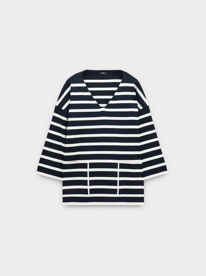 Knit Sweater With Stripes