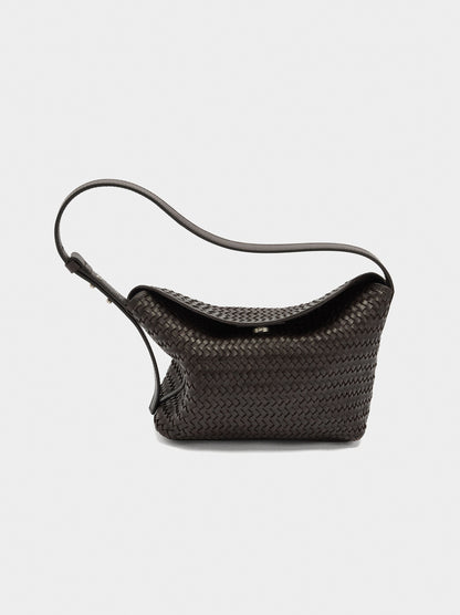 Shoulder Bag With Braided Leather