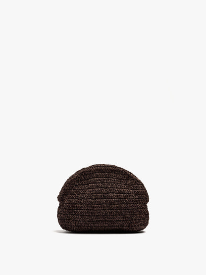 Oval Party Bag With Paper Straw Effect