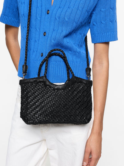 Tote Bag With Braided Leather