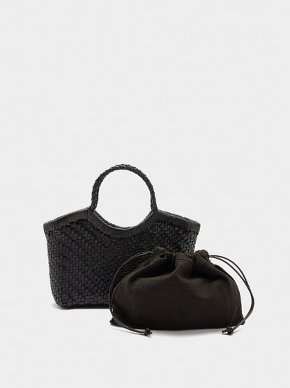 Tote Bag With Braided Leather