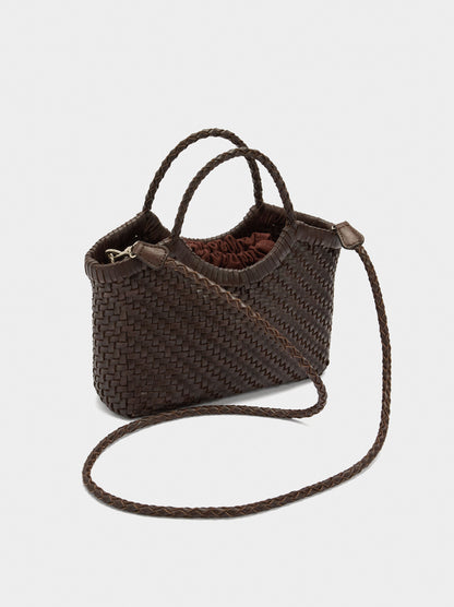 Tote Bag With Braided Leather