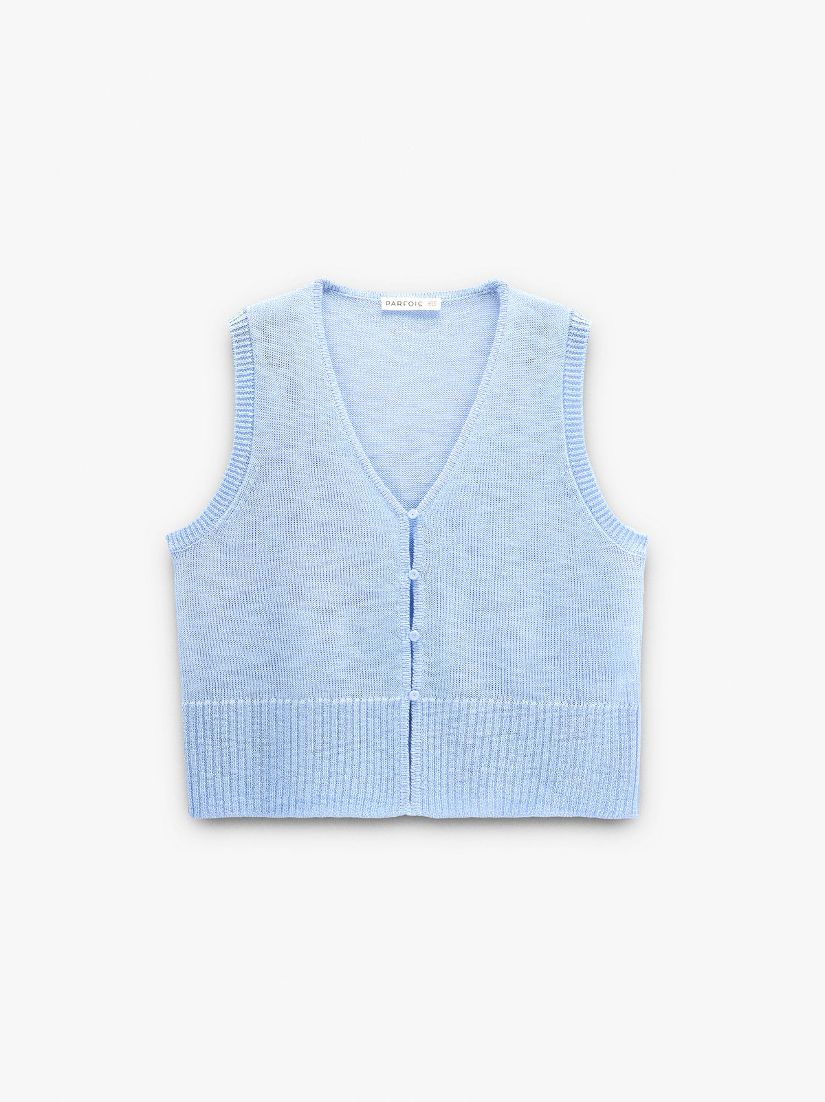 Mesh Waistcoat With Buttons